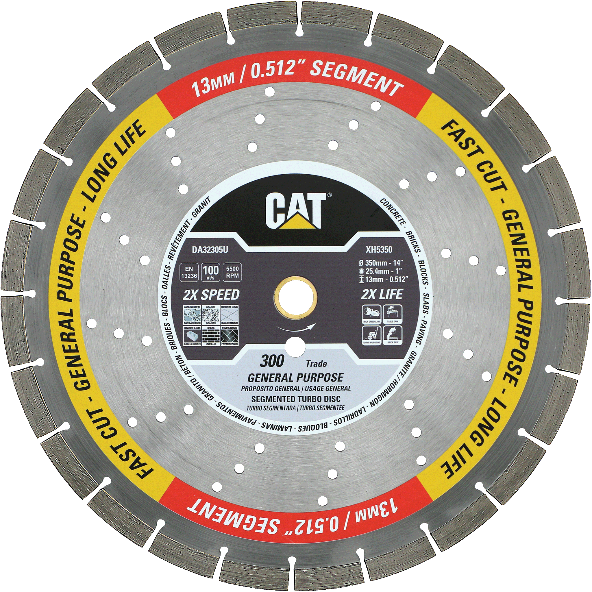 XH5 – Segmented Rim Diamond Blade